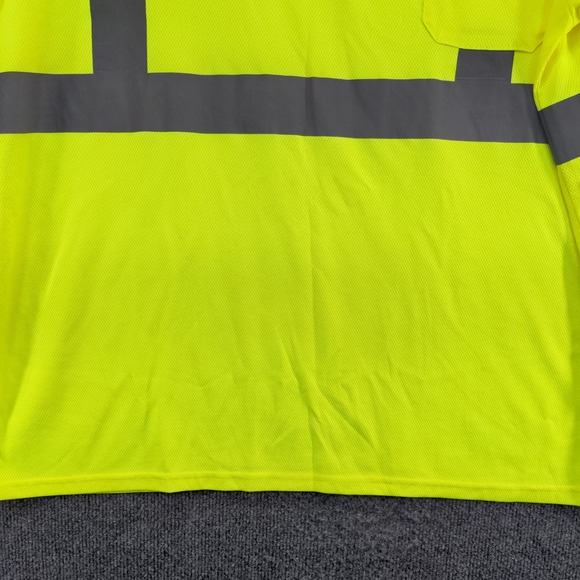 FedEx Men's Reflective Uniform T Shirt Green Size 2X Type R Class 2 Employee - Picture 7 of 12